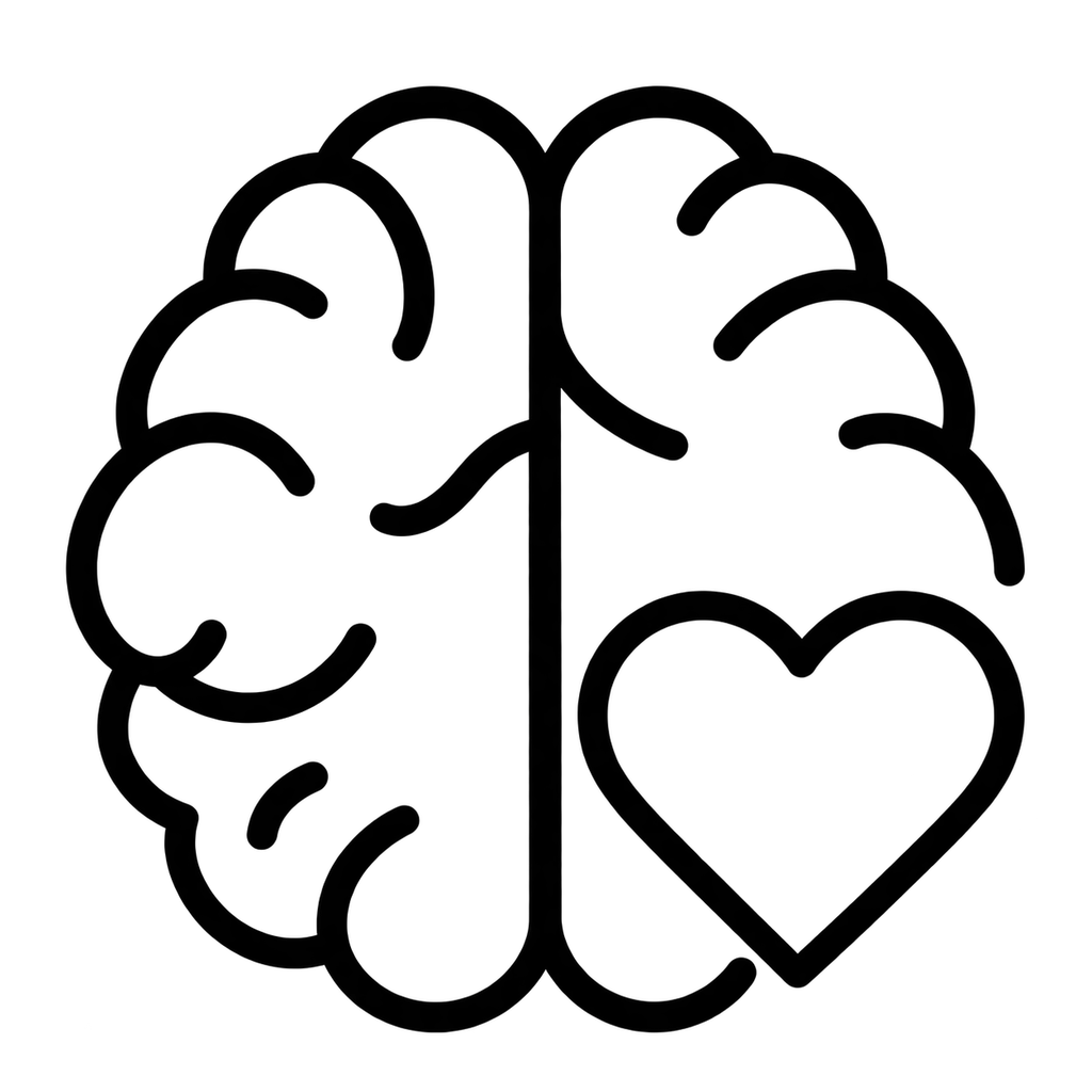 Brain and heart icon representing emotional intelligence